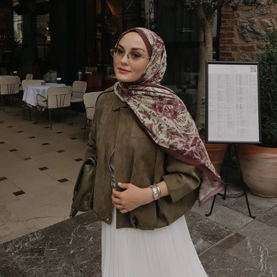 Felicie Desen Şal Mürdüm