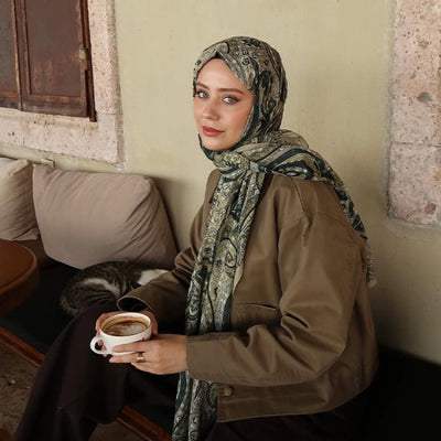 Panthea Desen Şal Kum
