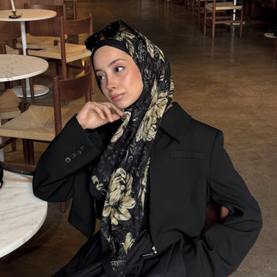 Felıcıe Desen Şal Siyah
