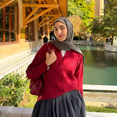 Kaşmir Dokulu Şal Duman