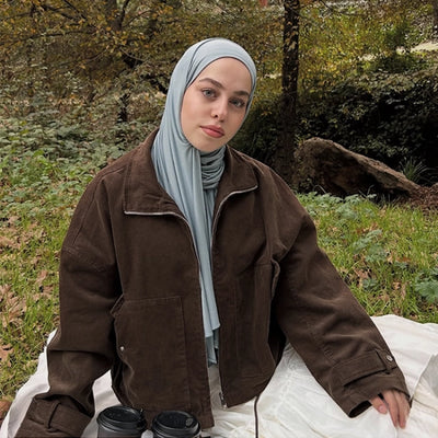 Bambu Penye Şal Füme