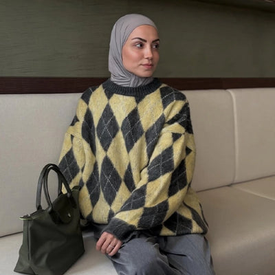 Bambu Penye Şal Füme