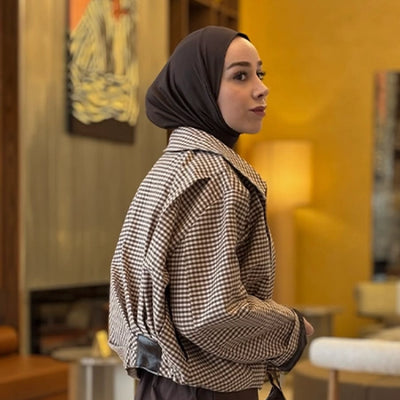 Bambu Penye Şal Acı Kahve
