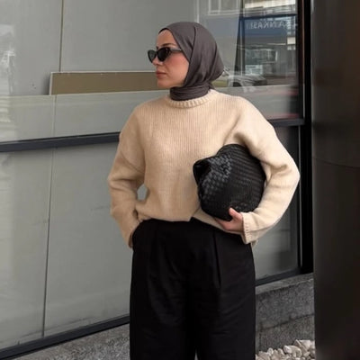 Bambu Penye Şal Duman