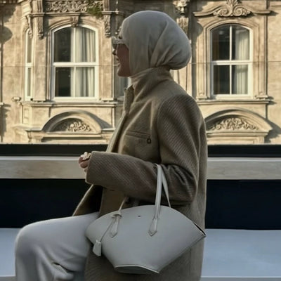 Soft Viskon Şal Fildişi