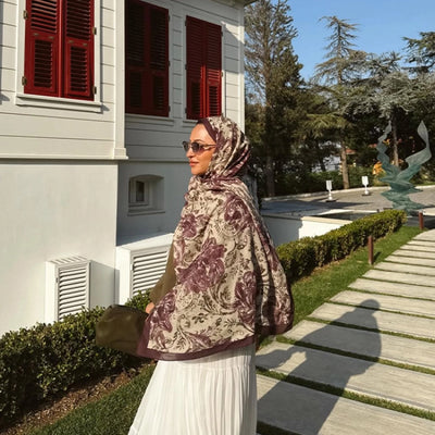 Felicie Desen Şal Mürdüm