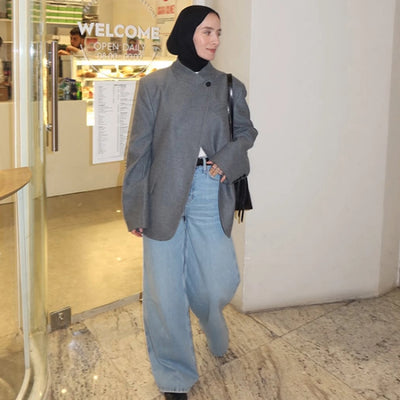 Bambu Penye Şal Siyah