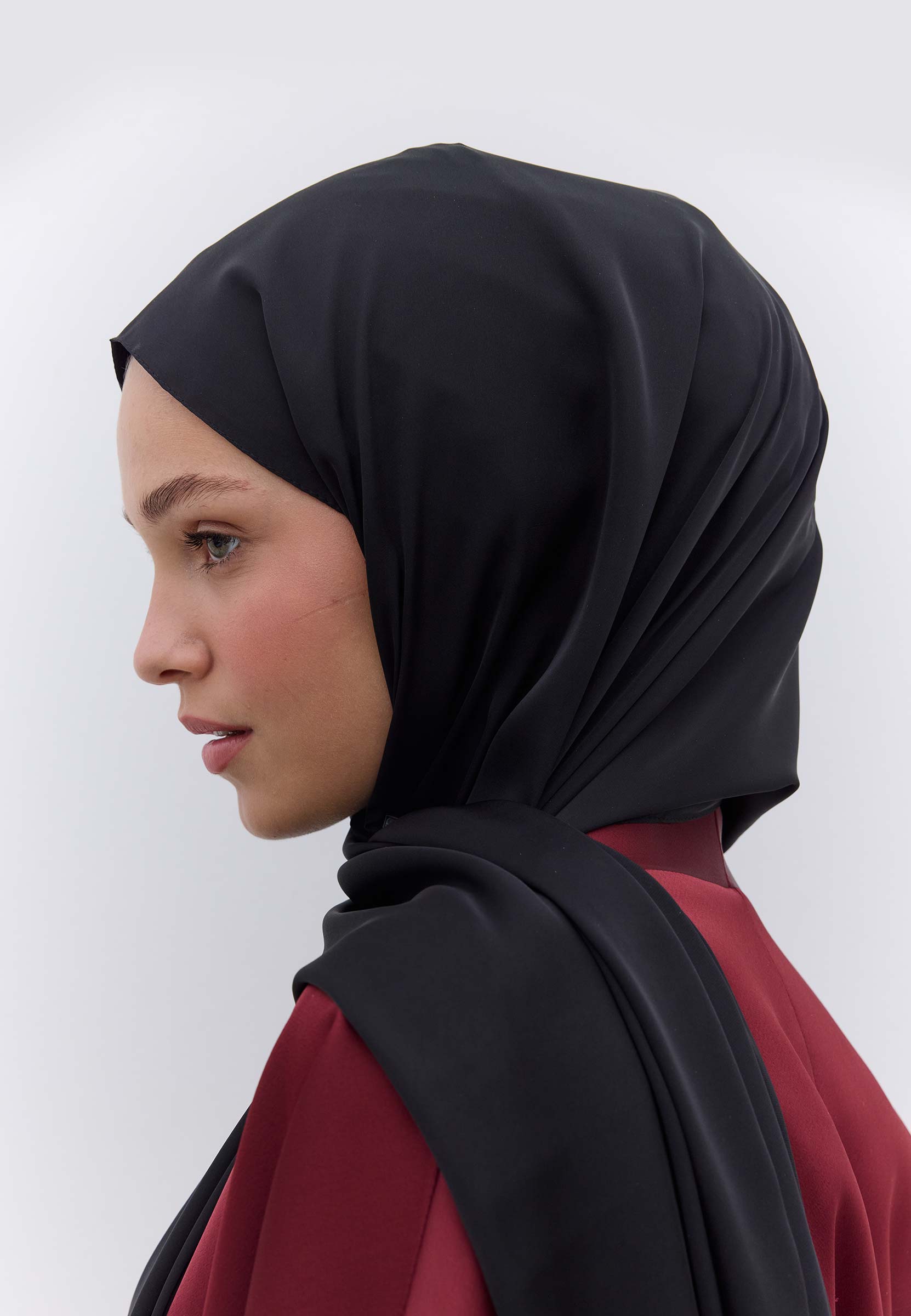 Siyah İpeksi Elegance Şal