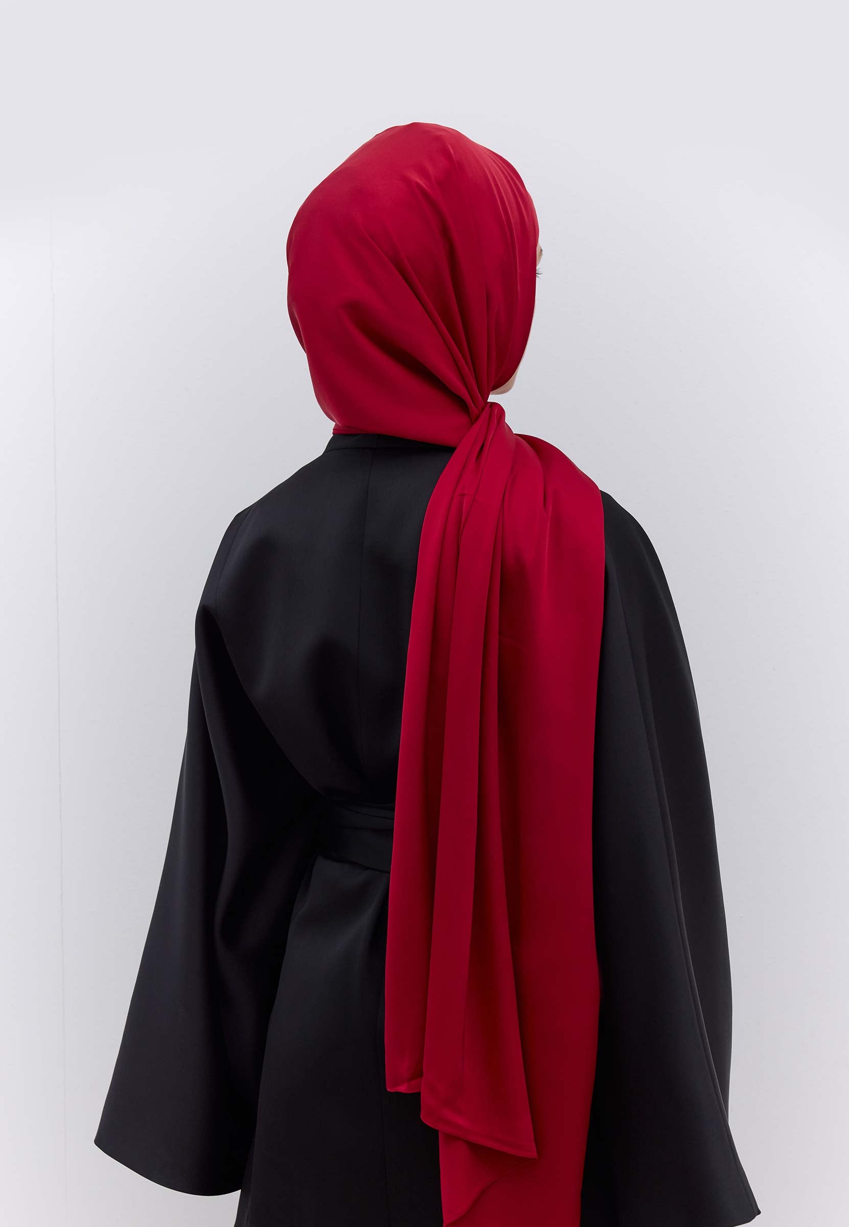 Bordo İpeksi Elegance Şal