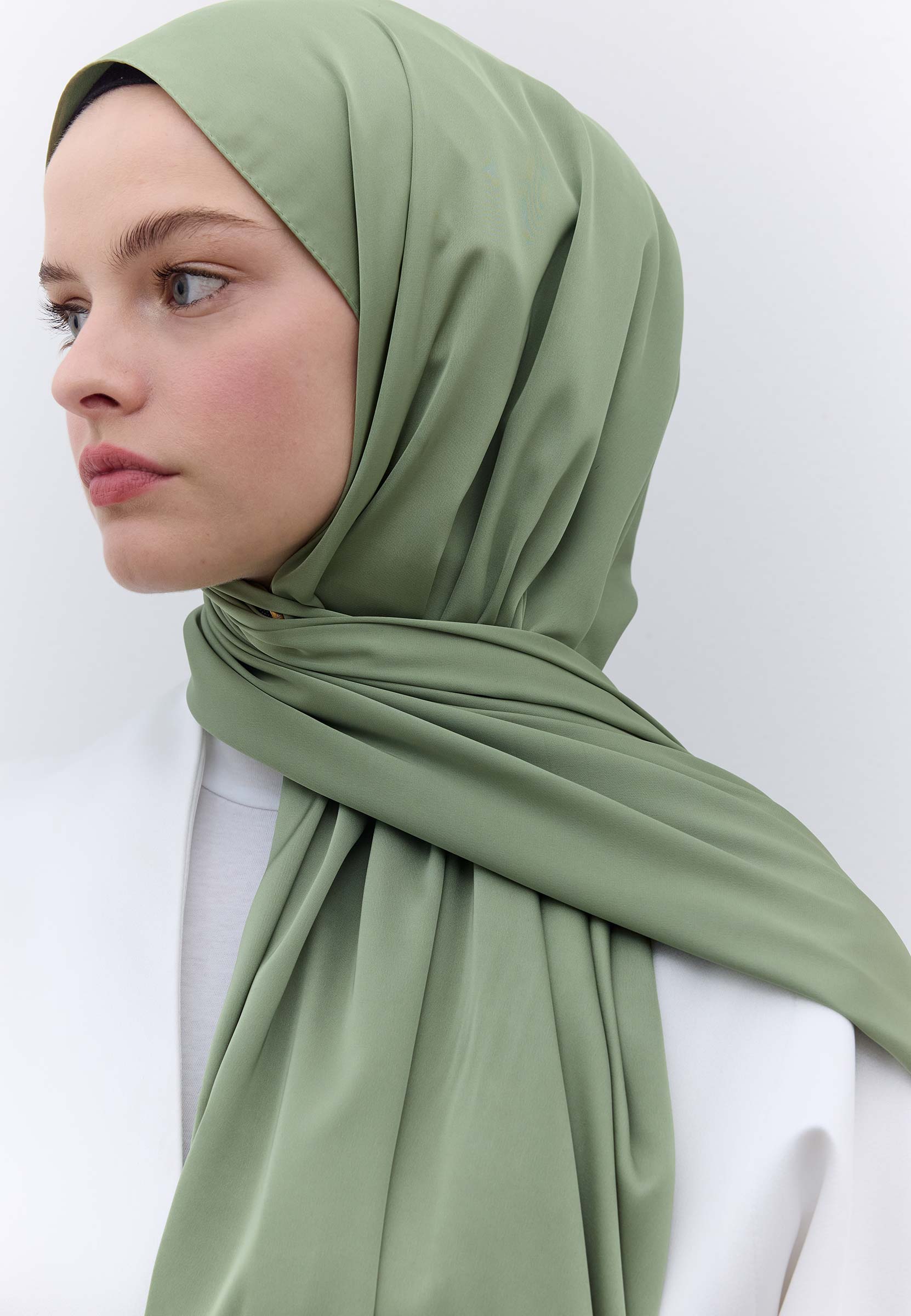 Haki İpeksi Elegance Şal