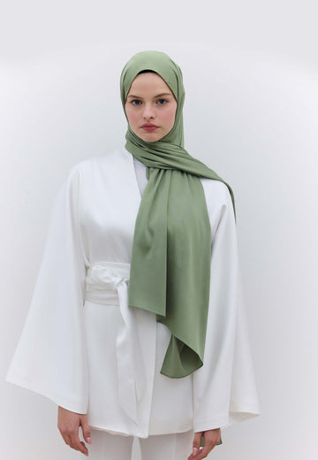 Haki İpeksi Elegance Şal