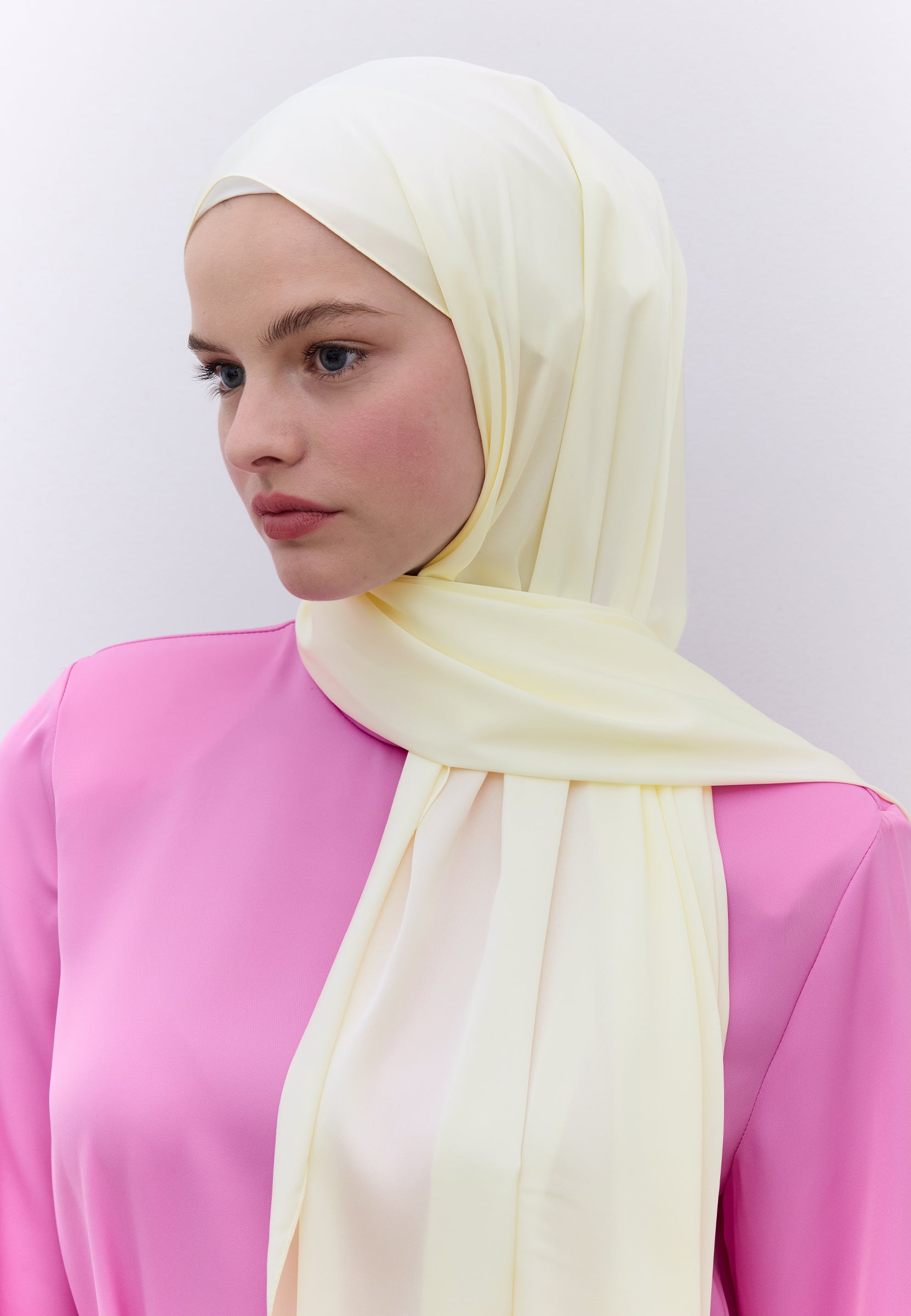 Ekru İpeksi Elegance Şal