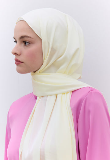 Ekru İpeksi Elegance Şal