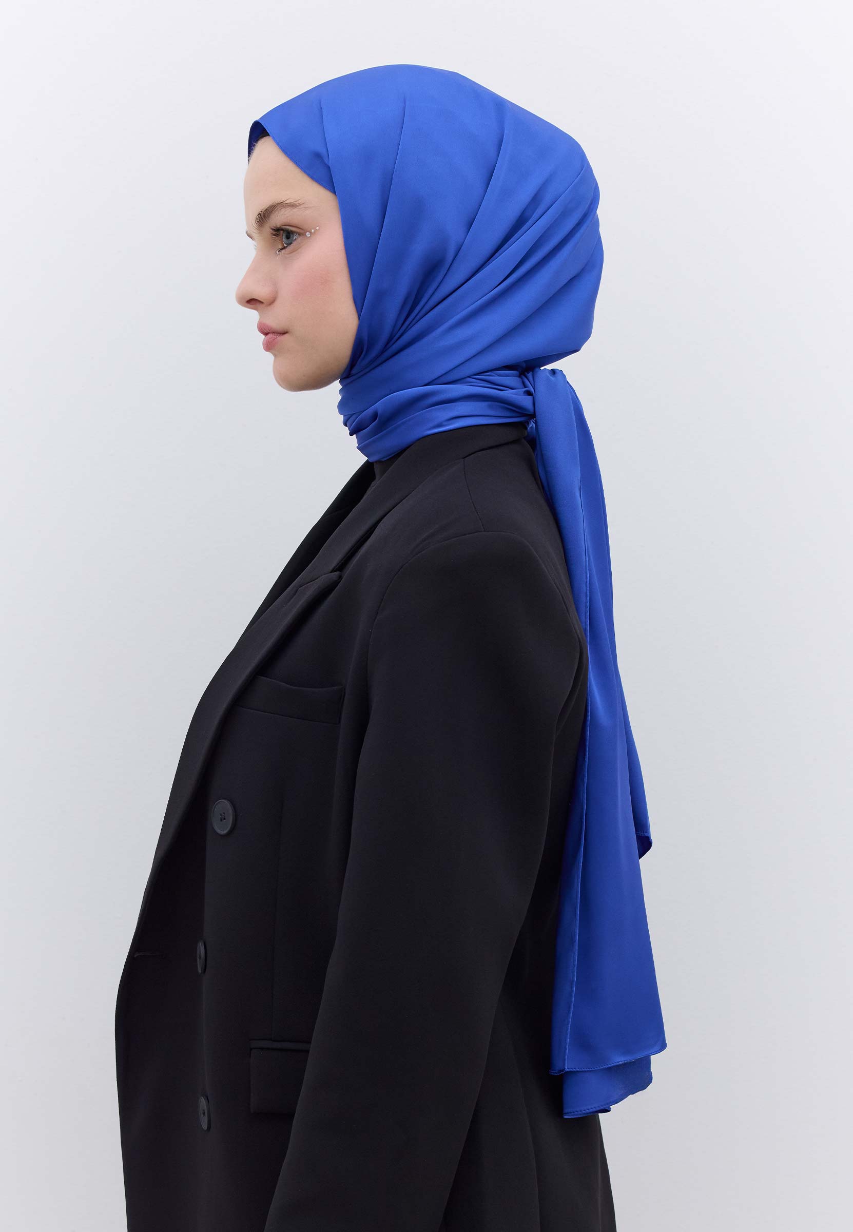 Saks Mavisi İpeksi Elegance Şal