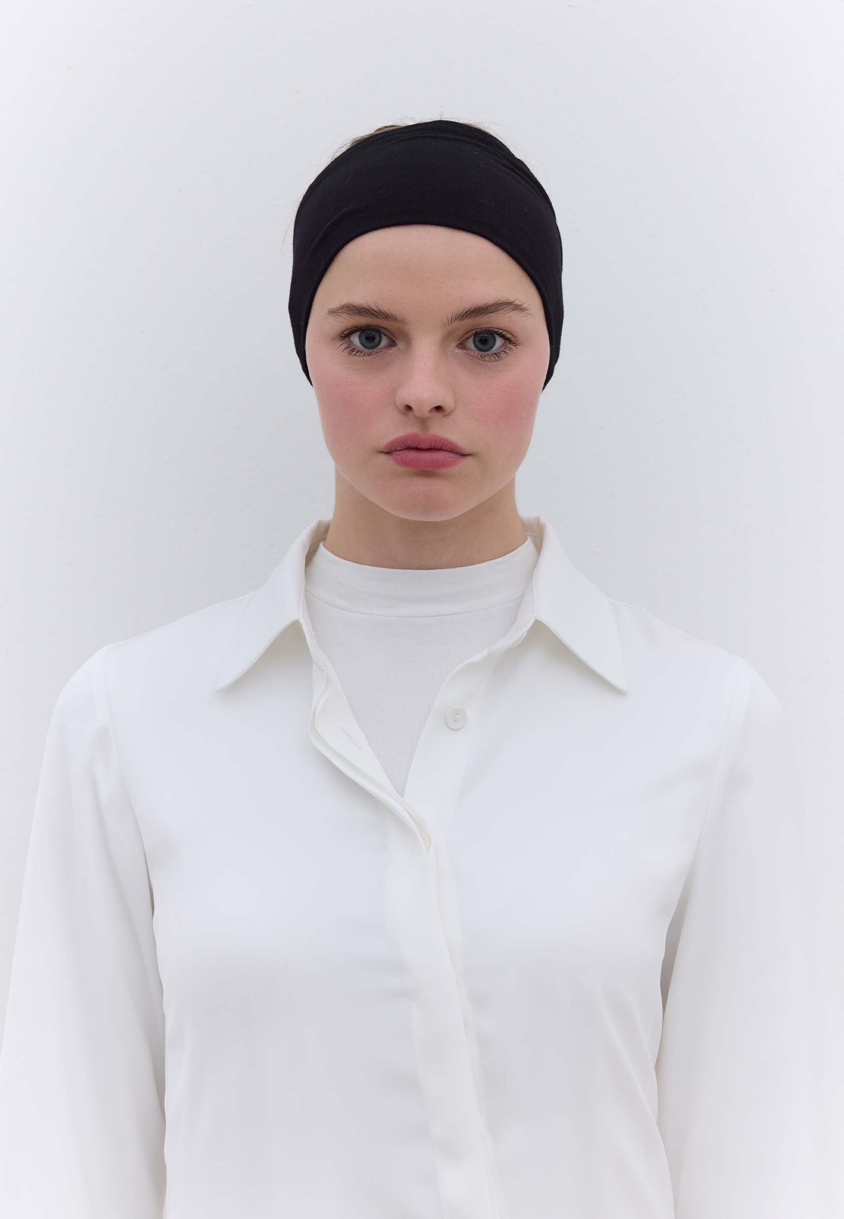 Siyah Silikonlu Bandana
