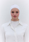 Beyaz Silikonlu Bandana