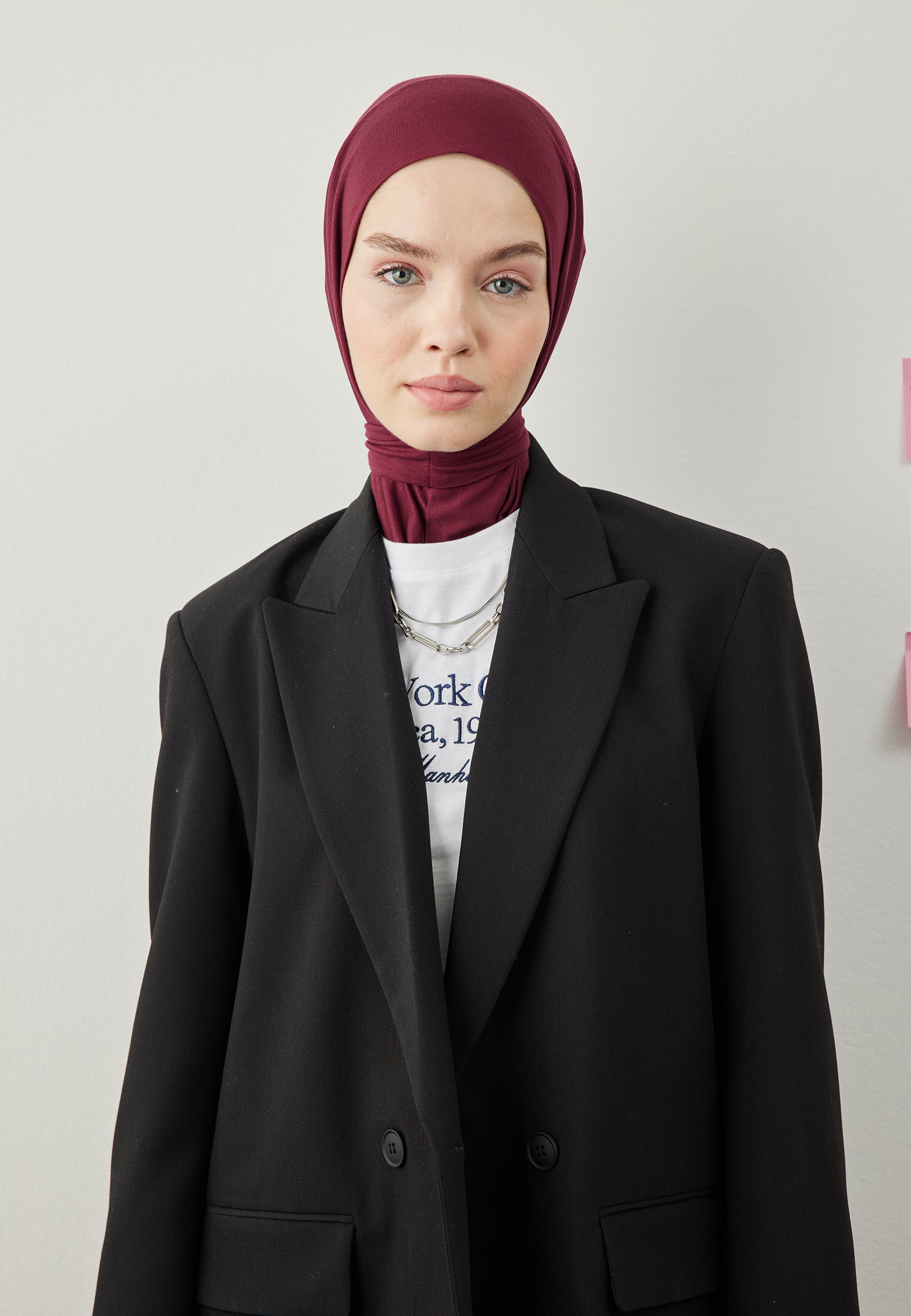 Bordo Athletıc Hıjab