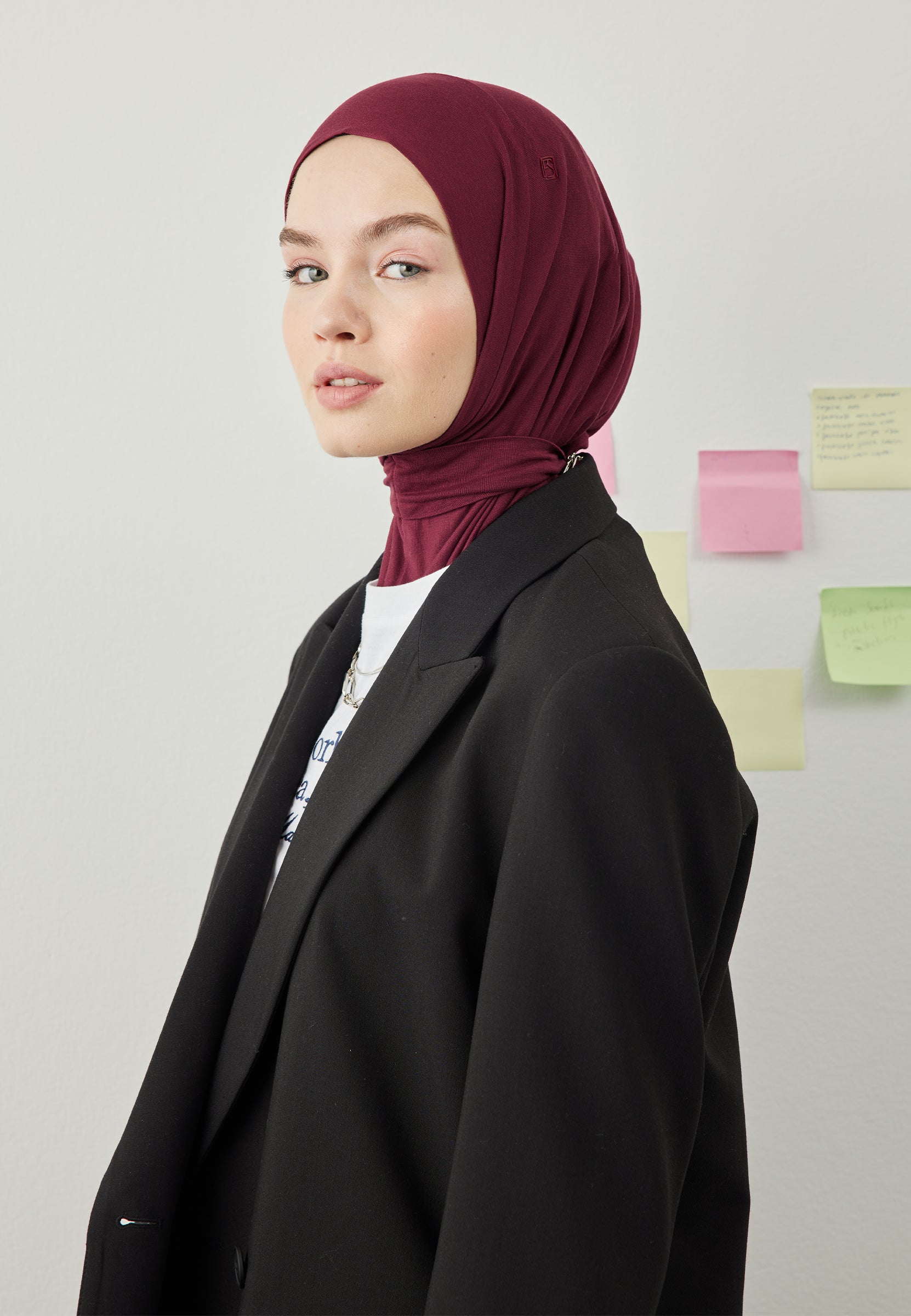 Bordo Athletıc Hıjab