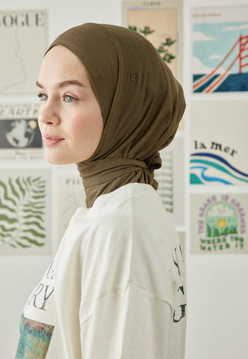 Haki Athletıc Hıjab