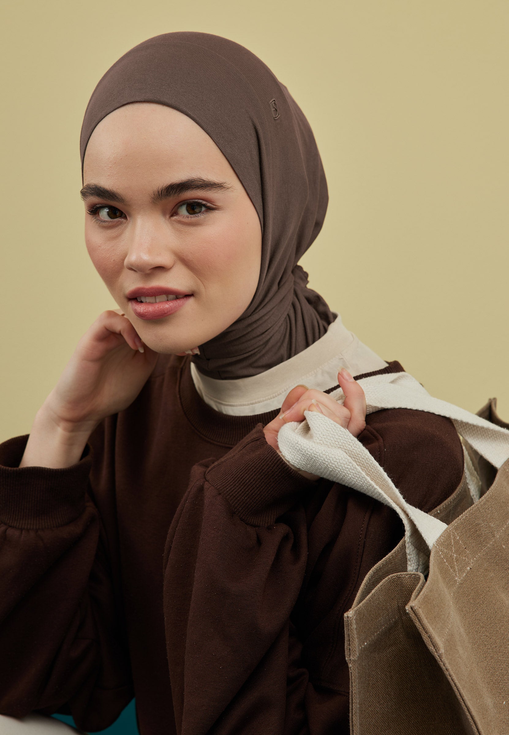 Athletic Hijab Acı Kahve