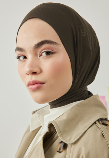 Athletic Hijab Koyu Kahve
