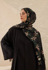 Siyah Estelle Desen Rami Şal