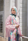 Pembe Fiona Desen Rami Şal