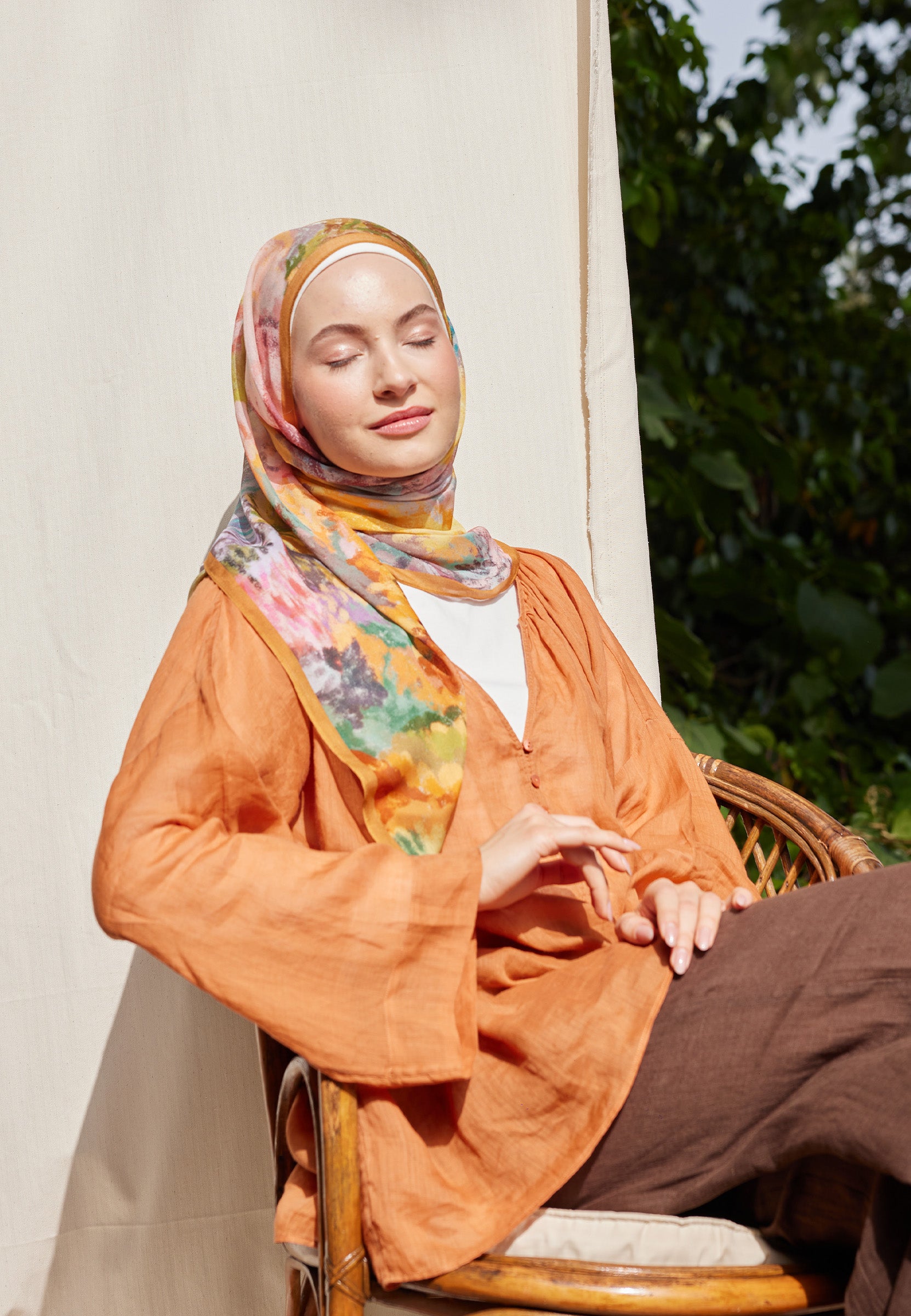 Toprak Esther Desen Rami Şal