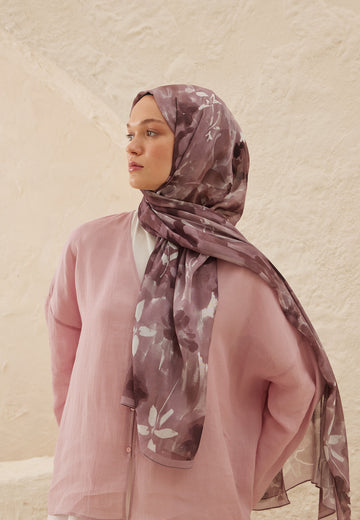 Gülkurusu Lizzy Desen Rami Şal