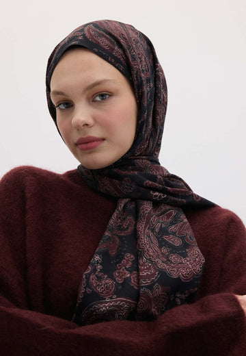 Mürdüm Freda Desen Şal