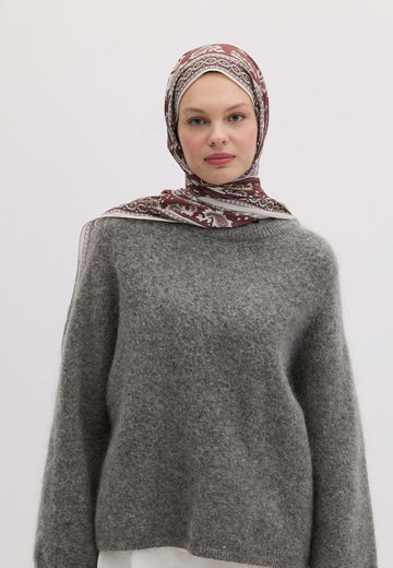 Vıntage Rose Lena Desen Şal
