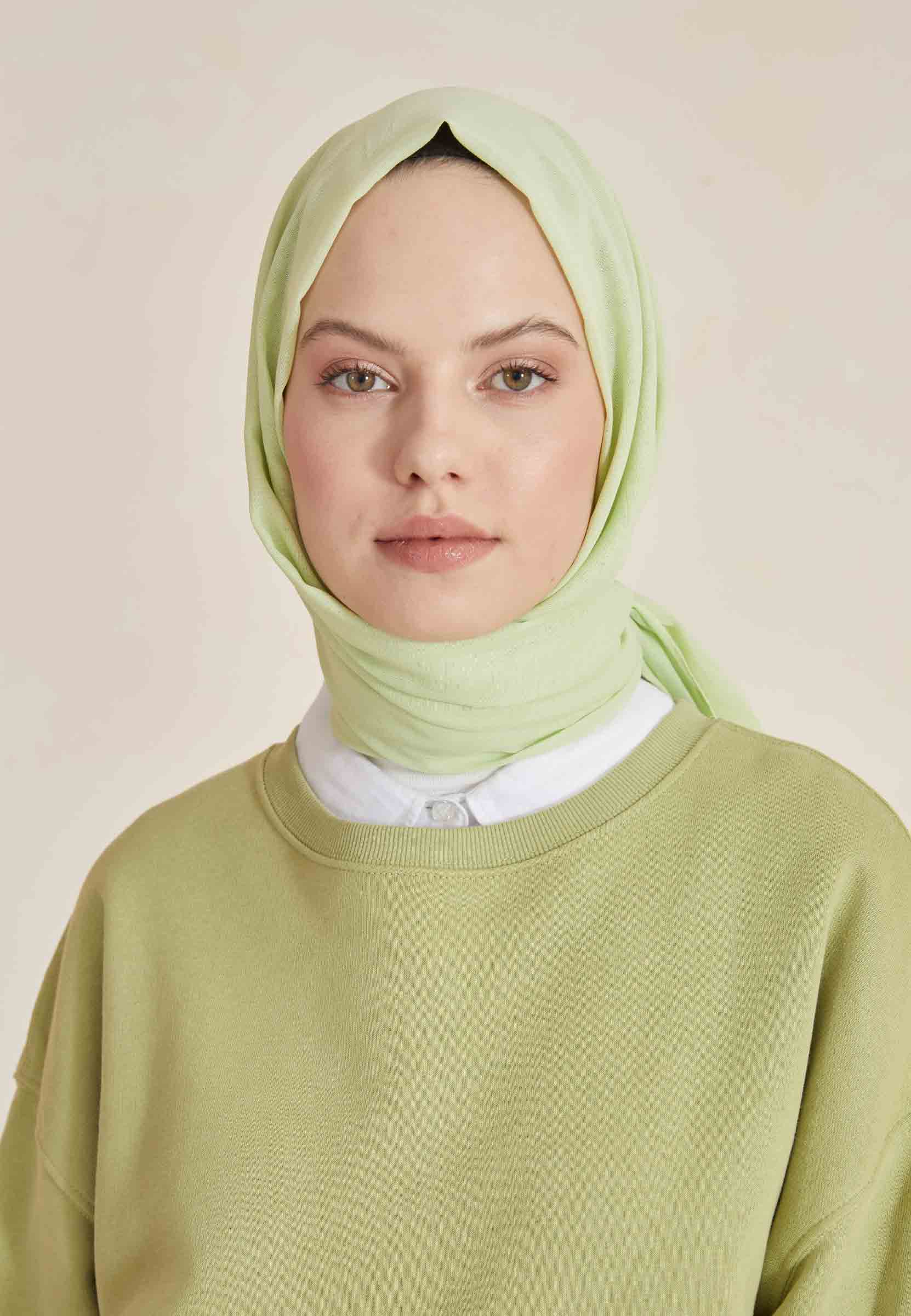 Limon Çiçeği İnce Pamuk Vual Şal
