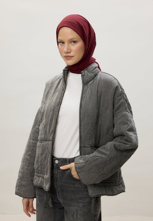 Bordo Bambu Şal