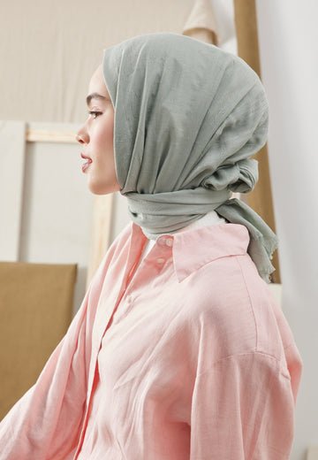 Soft Yeşil Bambu Şal