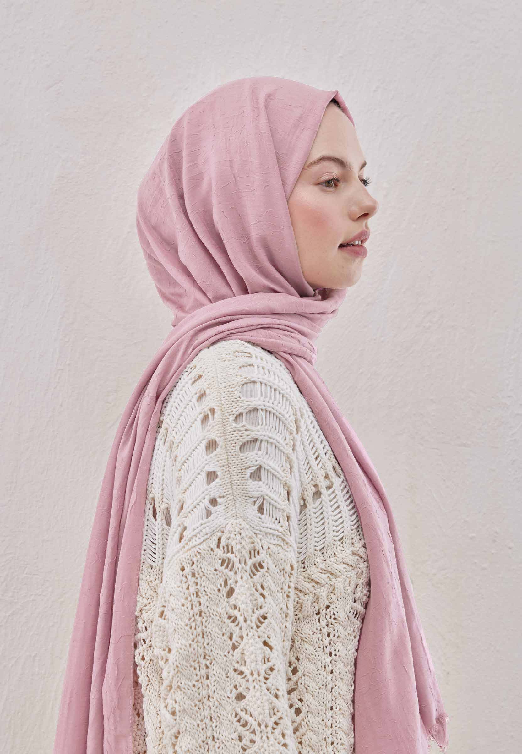 Bambu Şal Uçuk Pembe