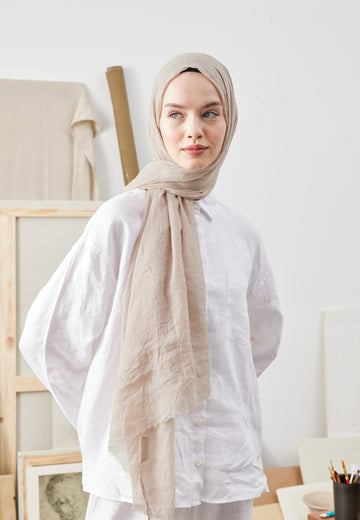 Nude Bambu Şal