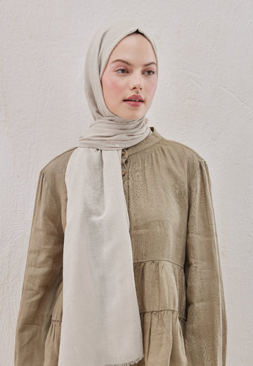 Fildişi Bambu Şal