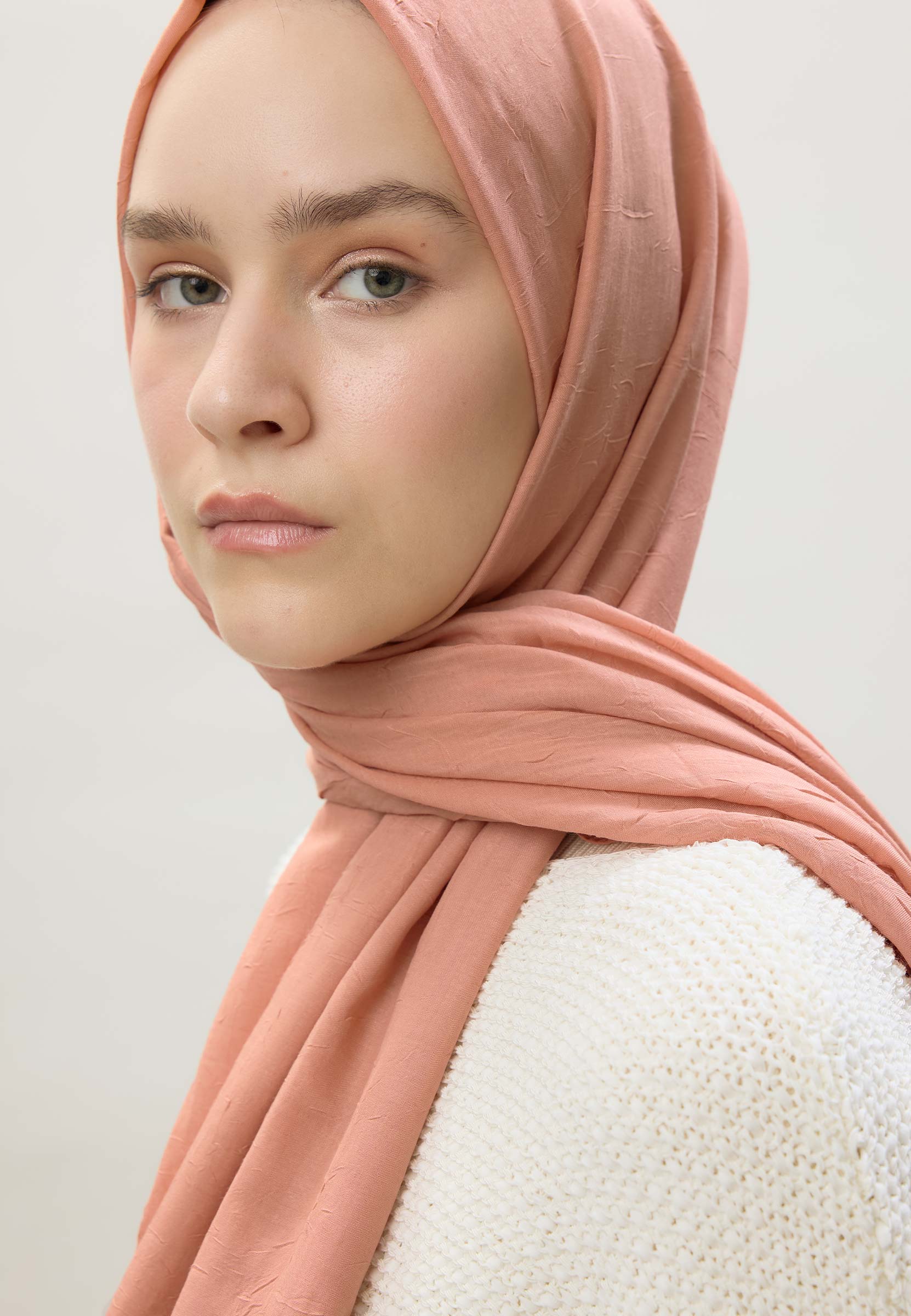 Şeftalı Bambu Şal