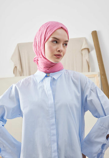 Pembe Bambu Şal