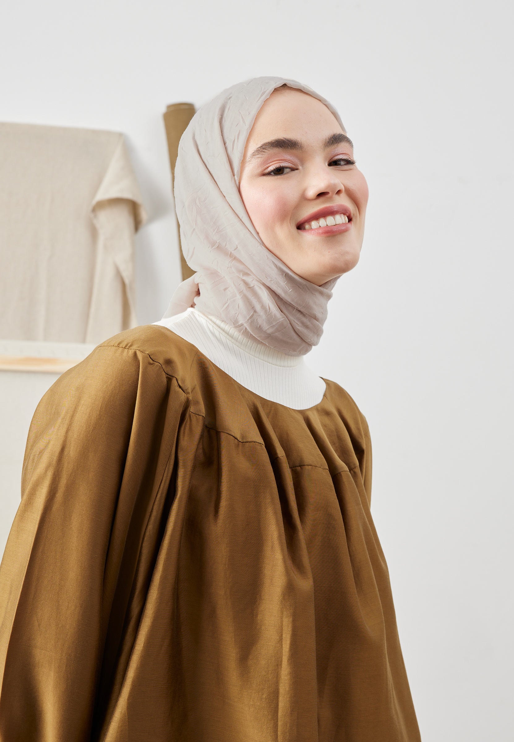 Bej Bambu Şal