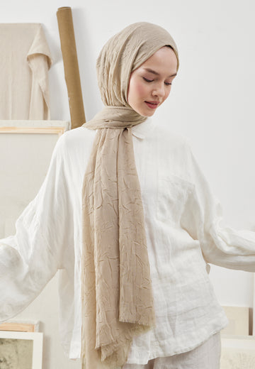 Tas Rengı Bambu Şal
