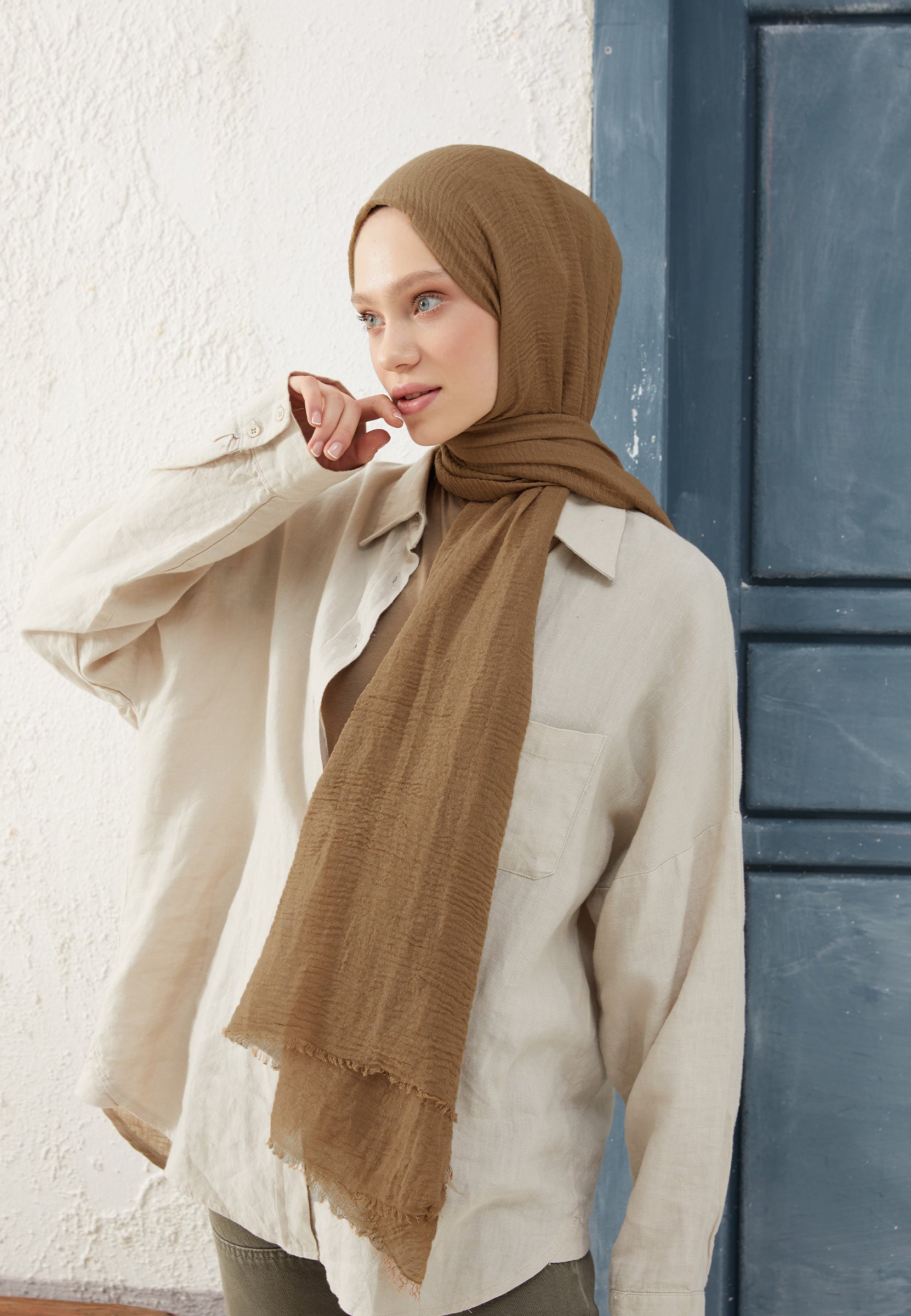 Camel Bürümcük Şal