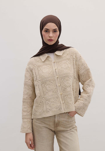 Acı Kahve Bambu Penye Şal