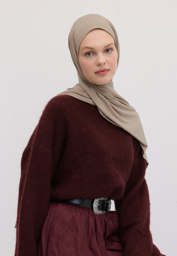 Vizon Bambu Penye Şal