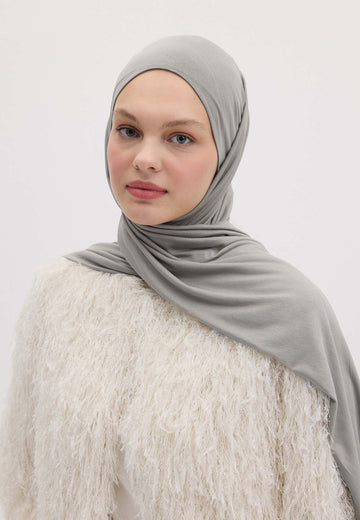 Füme Bambu Penye Şal