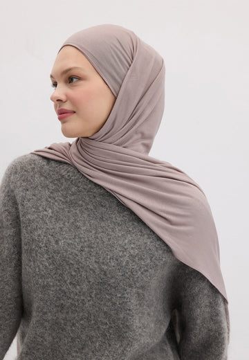 Gülpembe Bambu Penye Şal