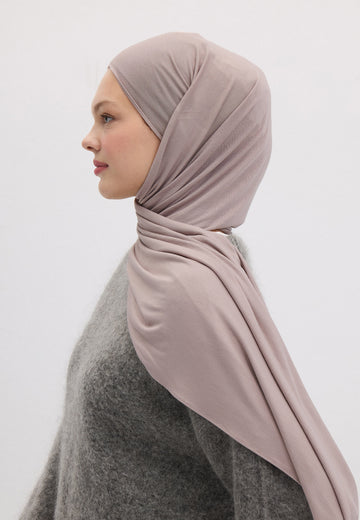 Gülpembe Bambu Penye Şal