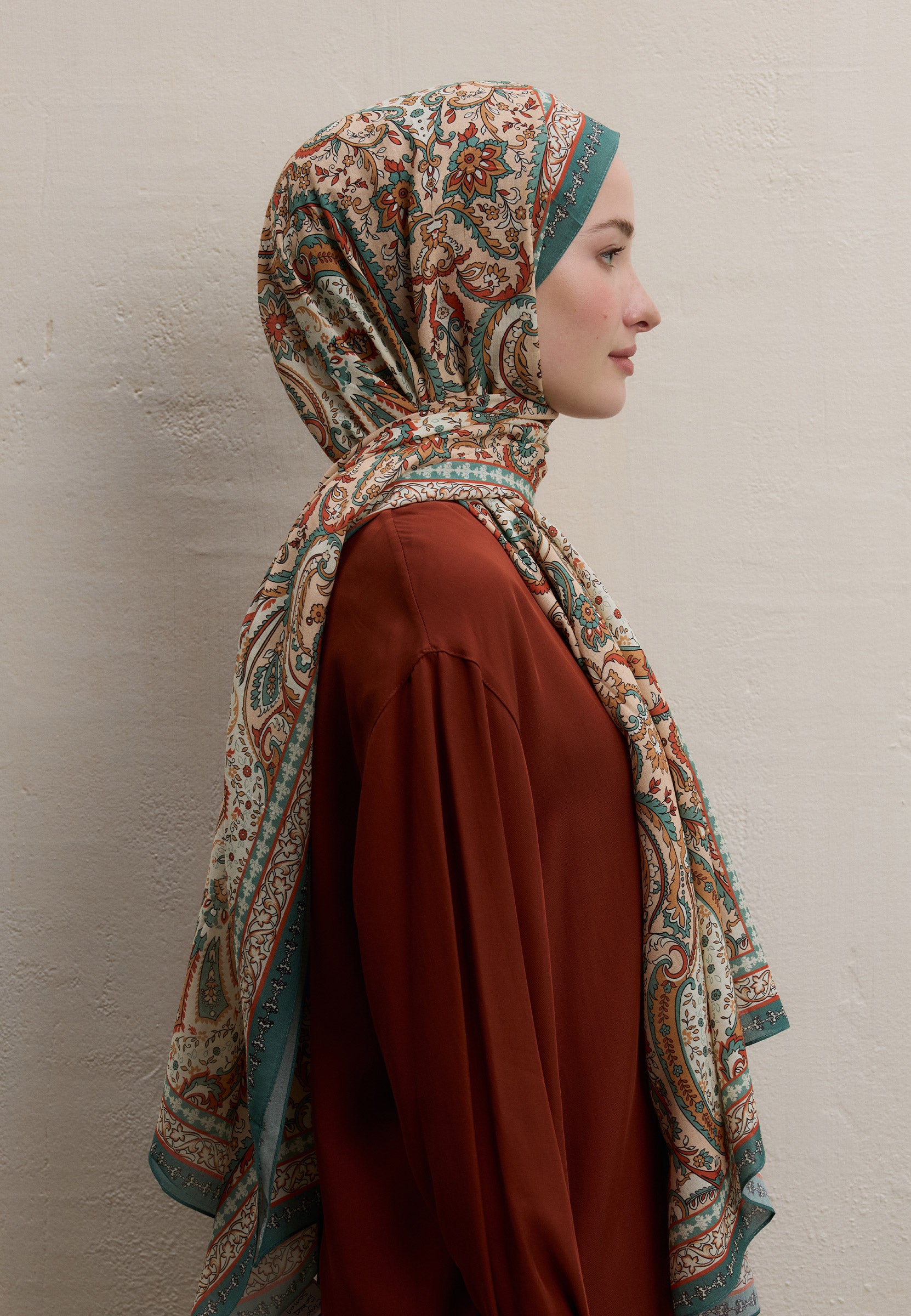 Somon Elegant Desen Şal