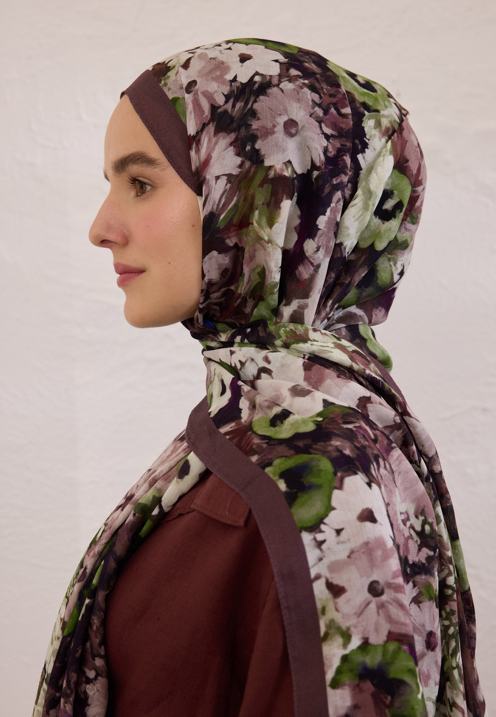 Erik Çürüğü Beauty Blossom Desen Rami Şal