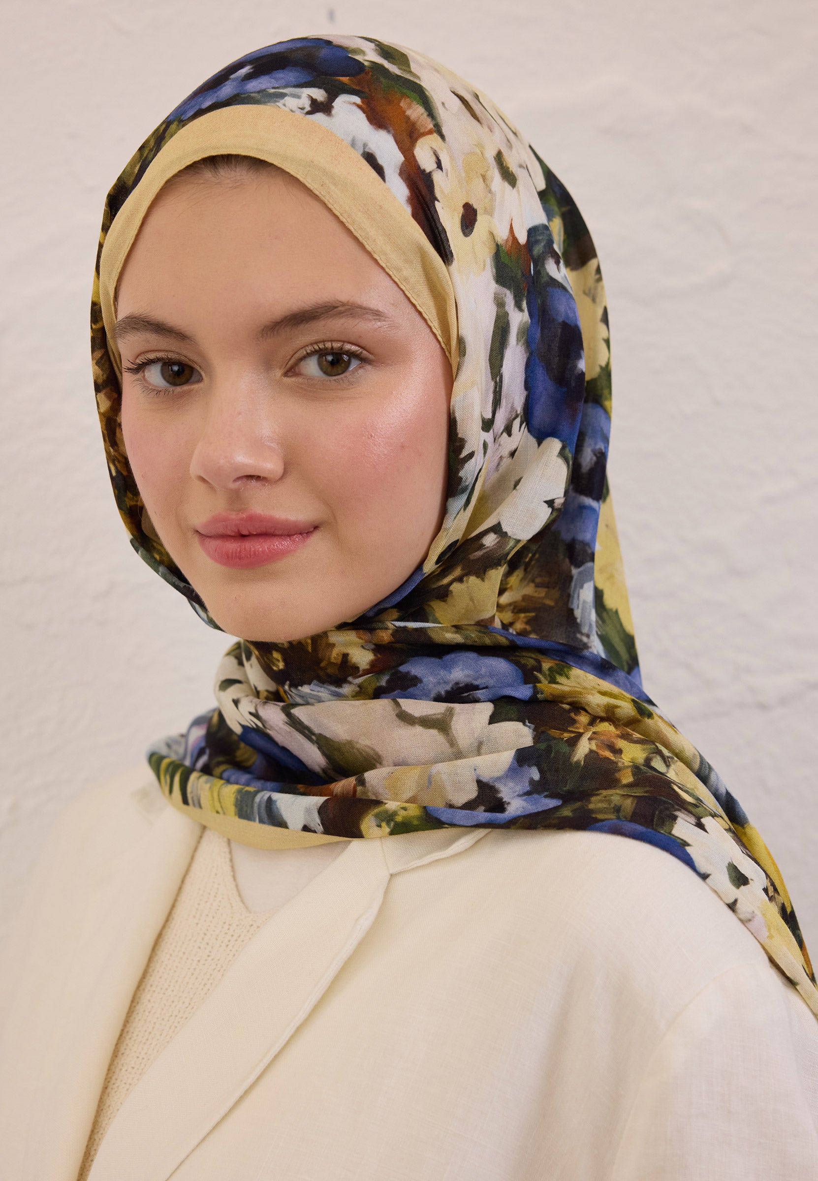 Butter Beauty Blossom Desen Rami Şal